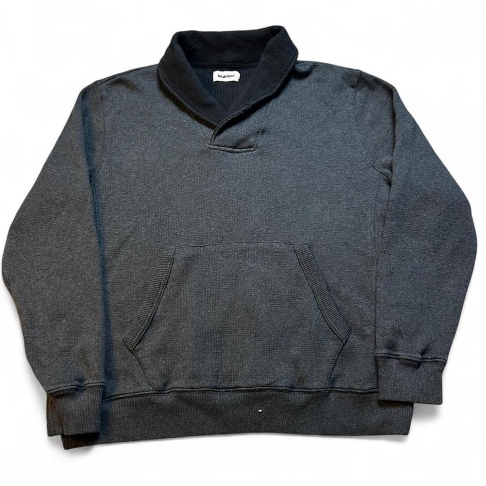 Taylor Stitch Sweater Shawl Collar Pullover Organic Cotton Huckberry Size 42